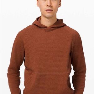 lululemon At Ease heathered dark terracotta/black Sweater